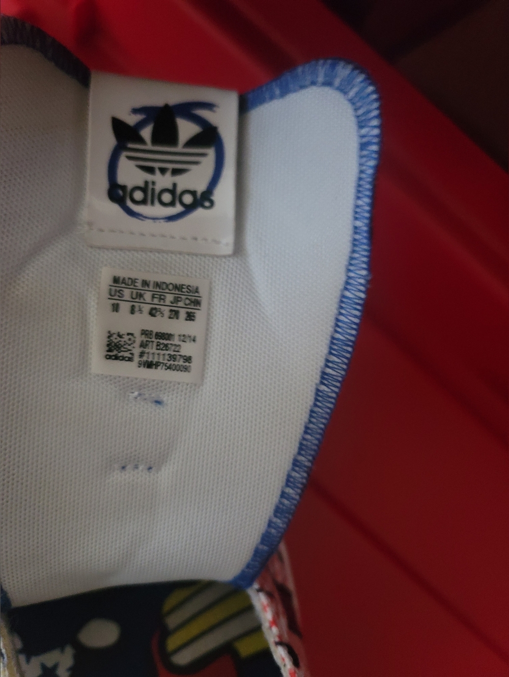 Adidas x Rita Ora Comic Print 3pc Set Hoodie (XL) Leggings (L) Sneakers (10) - Picture 13 of 16